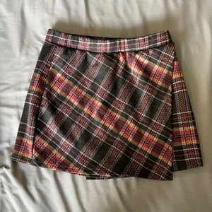 Plaid Skort